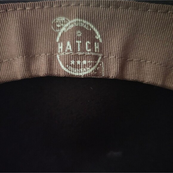 Hatch 100% Wool Wide Brim Floppy Hat Brown Floral Embroidery Festivalwear Boho - Picture 10 of 12